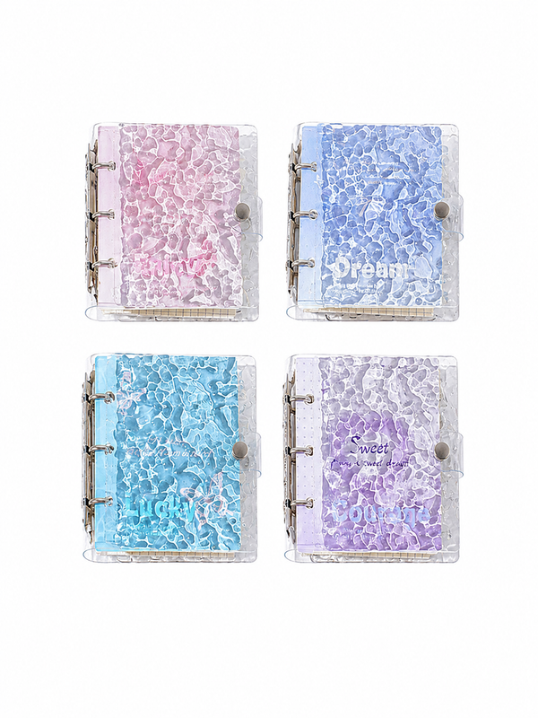 Soft Clear Ripple Journal – Detachable Pages