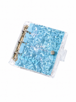 Soft Clear Ripple Journal – Detachable Pages