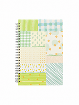 Spring Patchwork B5 Notebook – Soft Lined Pages