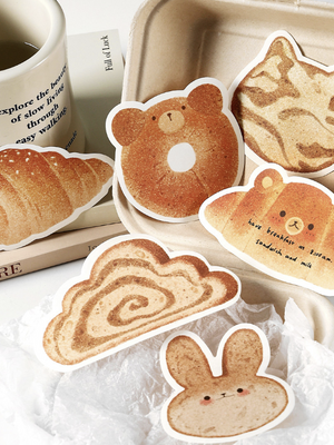 Kawaii Bread Sticky Notes