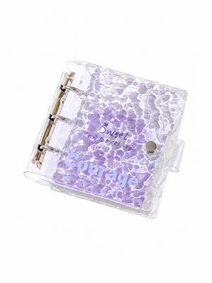 Soft Clear Ripple Journal – Detachable Pages