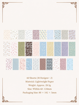 Vintage Aesthetic Scrapbooking Paper Pack