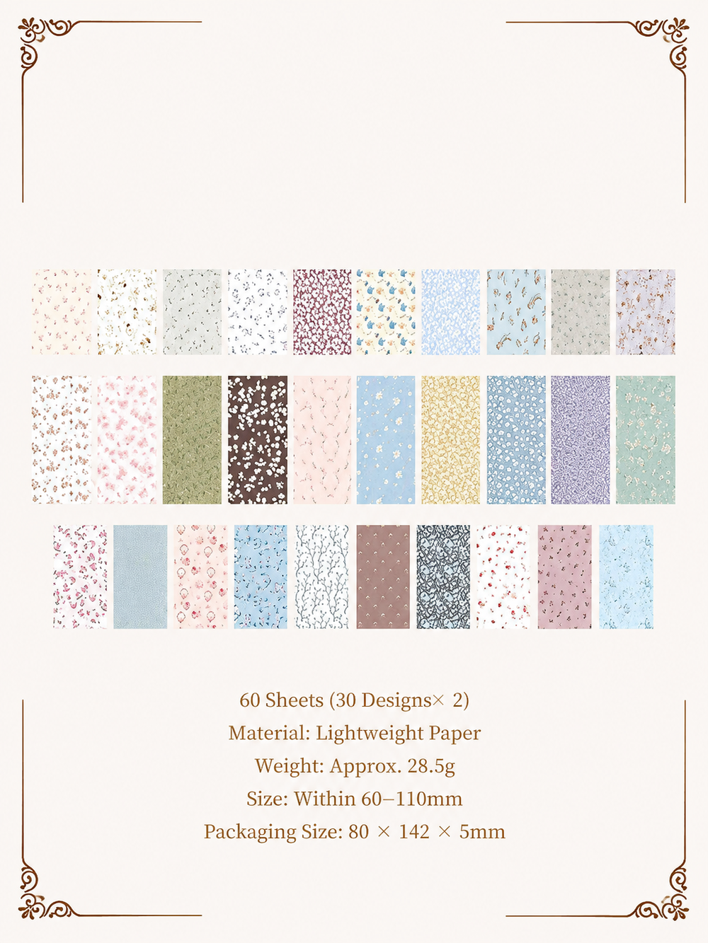 Vintage Aesthetic Scrapbooking Paper Pack