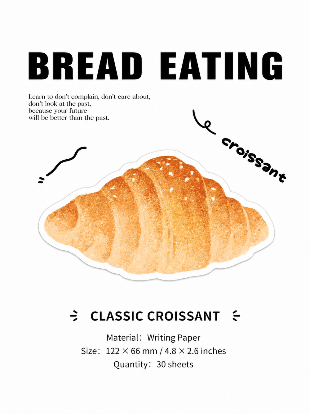 Kawaii Bread Sticky Notes