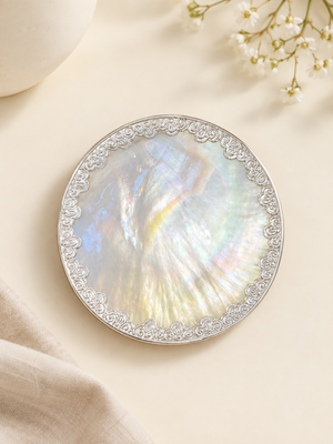 Pearl Shell Decorative Tray | Coastal Inspired Home Accent