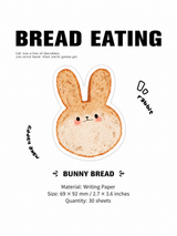 Kawaii Bread Sticky Notes