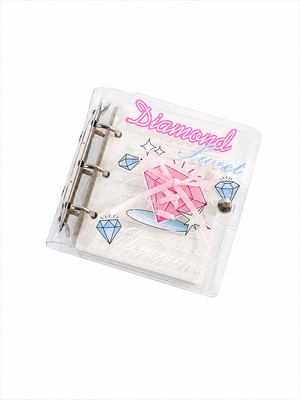 Acrylic Ballet Strap A5 Journal – Metal Clip Loose-Leaf Notebook