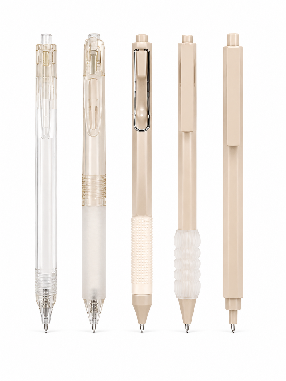 Minimalist Pastel Gel Pens Set