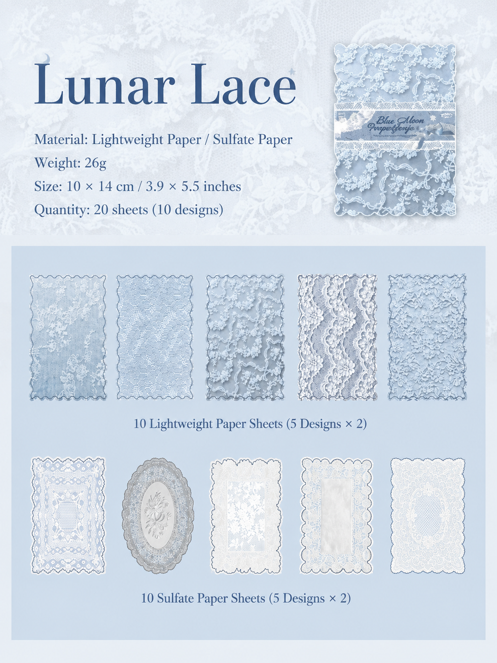 Lace Whispers Paper Collection