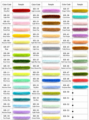 Bendable Chenille Stems – 100pcs, 89 Colours