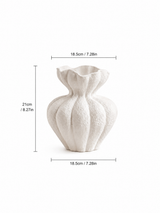 Unglazed Sculptural Ceramic Vase