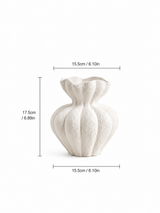 Unglazed Sculptural Ceramic Vase