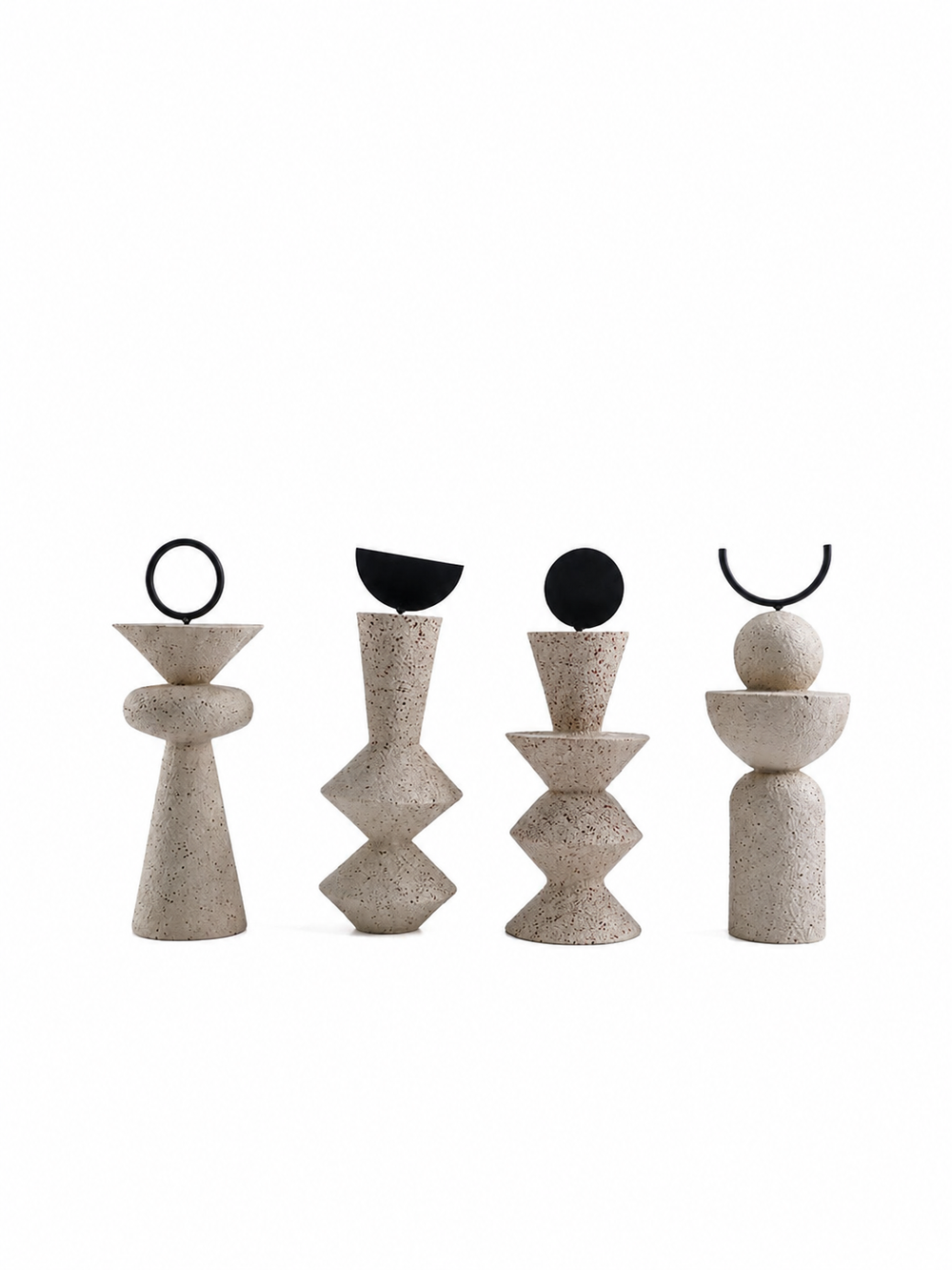 Abstract Geometric Resin Decorative Sculpture | Modern Minimalist Home Décor
