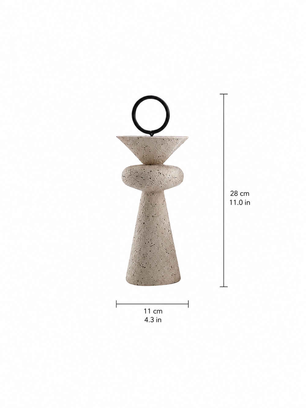Abstract Geometric Resin Decorative Sculpture | Modern Minimalist Home Décor