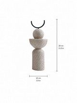 Abstract Geometric Resin Decorative Sculpture | Modern Minimalist Home Décor