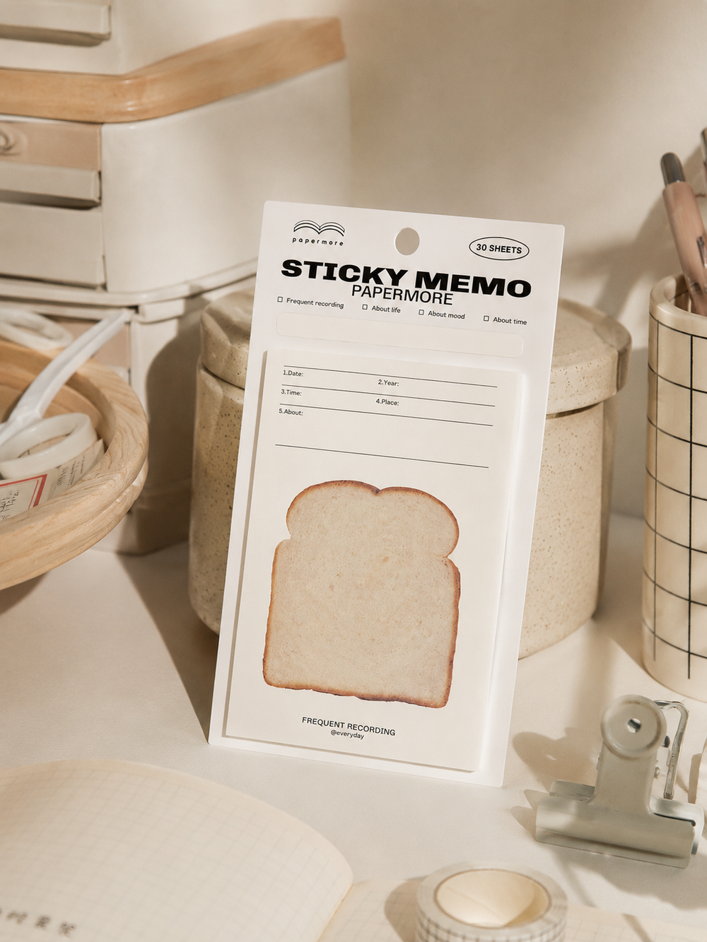 Breakfast Theme Sticky Notes
