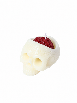 Skull Brain Candle | Gothic Halloween Candle