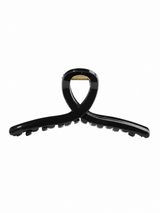 Oversized Crossed Silicone Hair Claw Clip