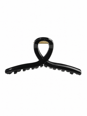 Oversized Crossed Silicone Hair Claw Clip