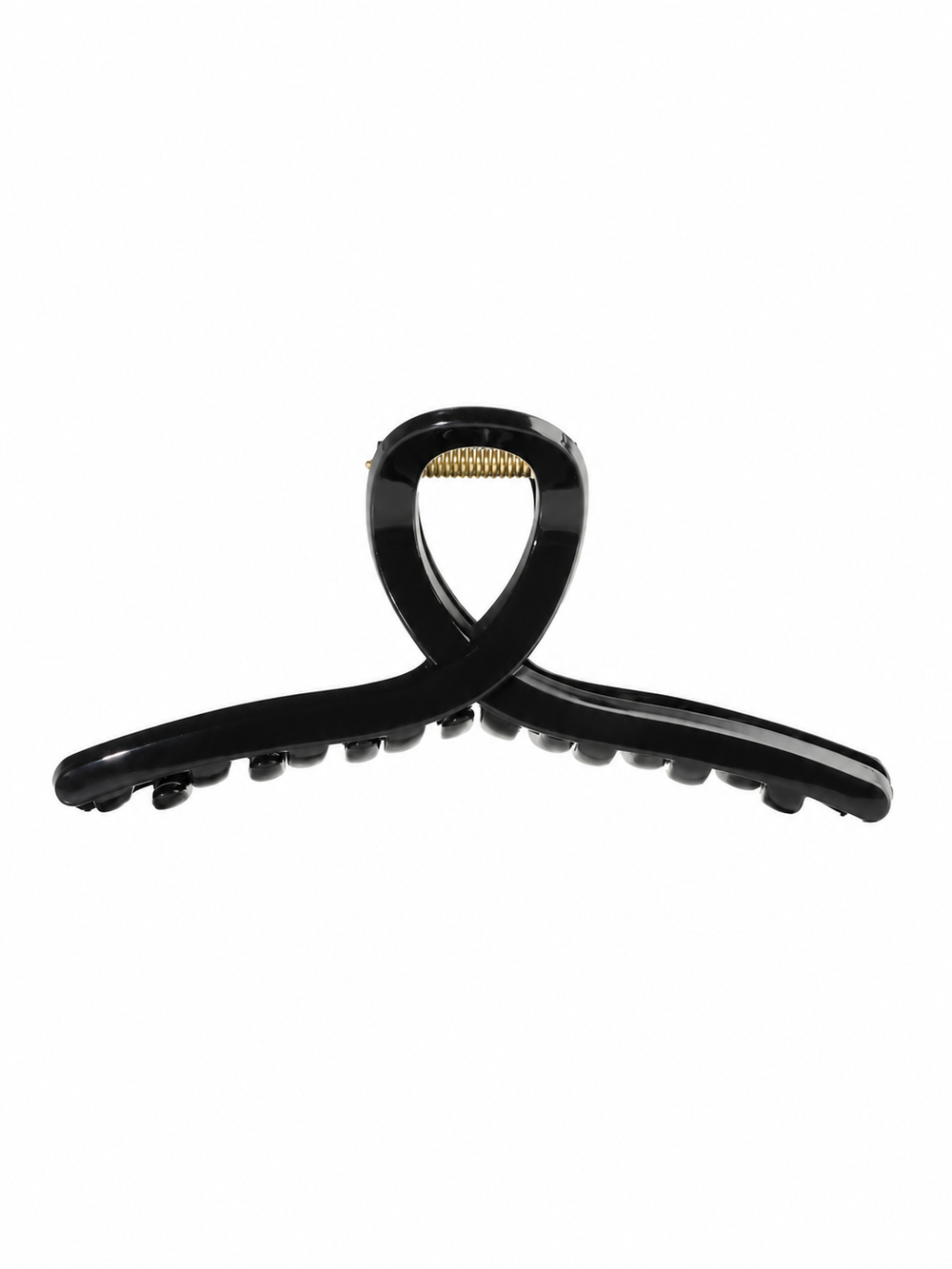 Oversized Crossed Silicone Hair Claw Clip
