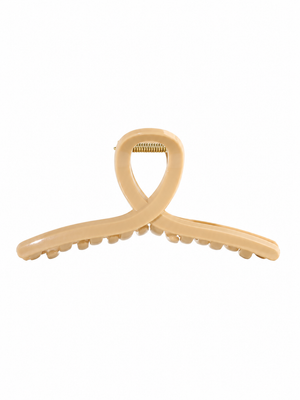 Oversized Crossed Silicone Hair Claw Clip