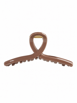 Oversized Crossed Silicone Hair Claw Clip