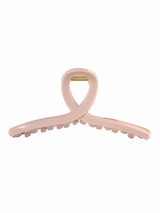 Oversized Crossed Silicone Hair Claw Clip