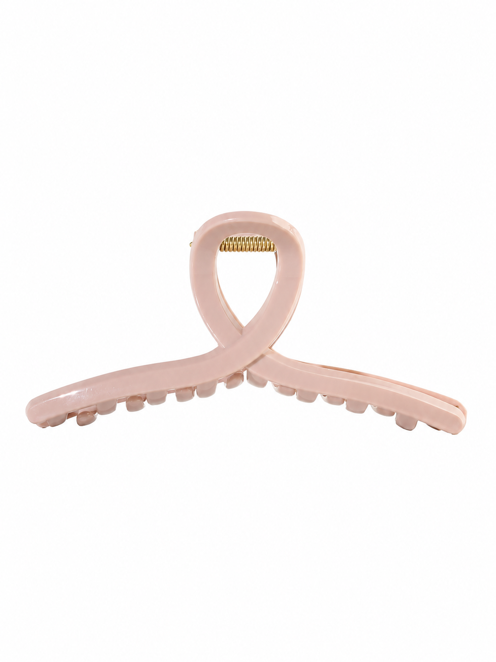 Oversized Crossed Silicone Hair Claw Clip