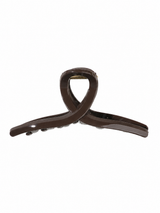Oversized Crossed Silicone Hair Claw Clip