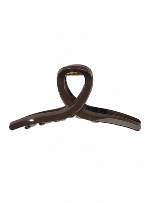 Oversized Crossed Silicone Hair Claw Clip