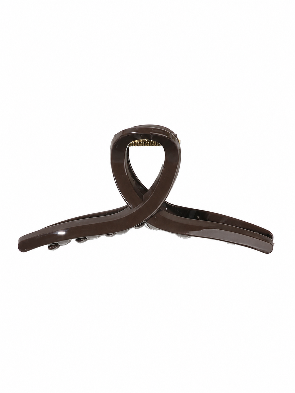 Oversized Crossed Silicone Hair Claw Clip