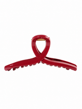 Oversized Crossed Silicone Hair Claw Clip