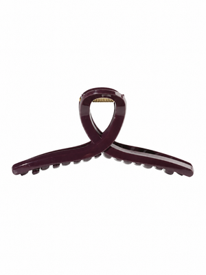 Oversized Crossed Silicone Hair Claw Clip