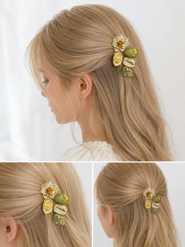 Forest Evening Breeze Hair Clips