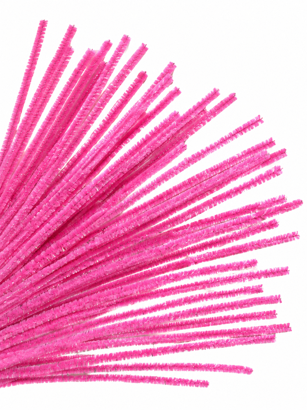 Rainbow Glitter Chenille Stems - 30 colours