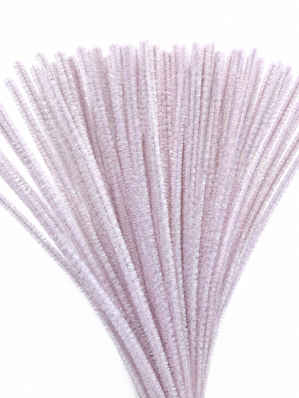Rainbow Glitter Chenille Stems - 30 colours