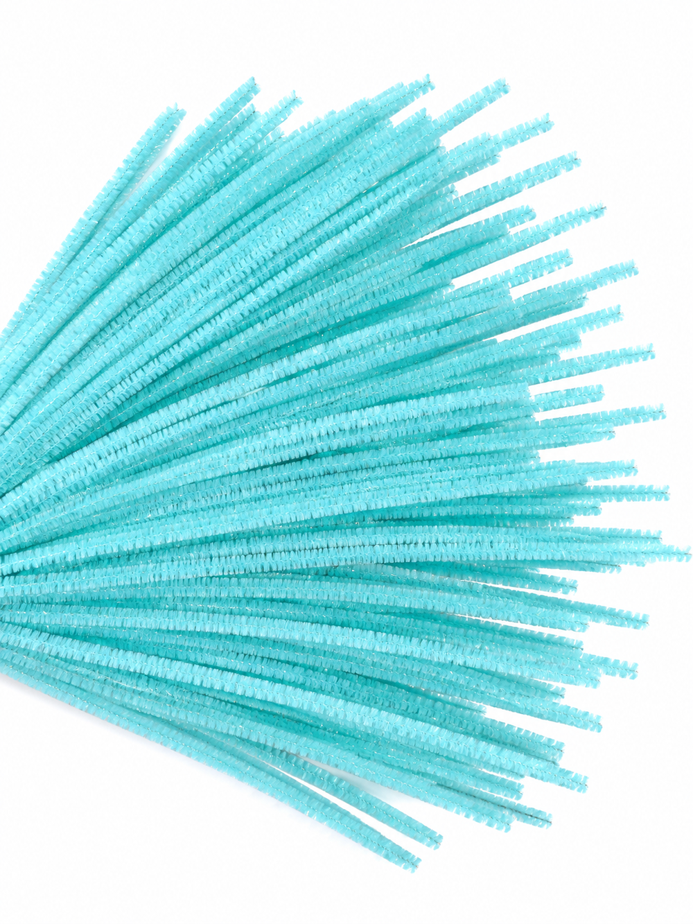 Rainbow Glitter Chenille Stems - 30 colours