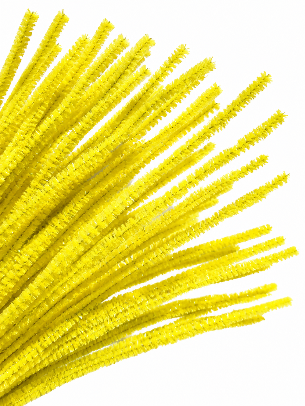 Rainbow Glitter Chenille Stems - 30 colours