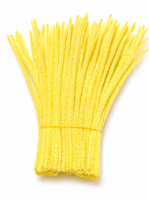 Rainbow Glitter Chenille Stems - 30 colours