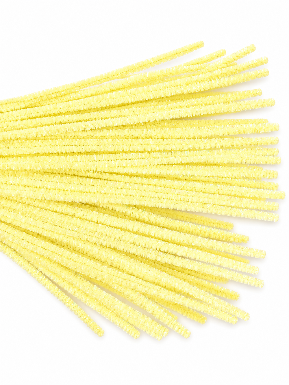 Rainbow Glitter Chenille Stems - 30 colours