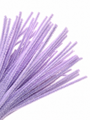 Rainbow Glitter Chenille Stems - 30 colours