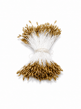 Double-Ended Pearlised Floral Stamens, 13 colours