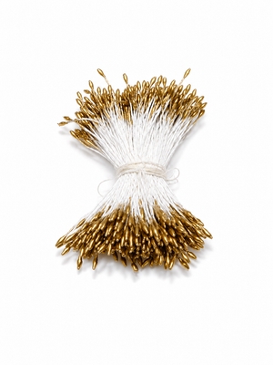 Double-Ended Pearlised Floral Stamens, 13 colours