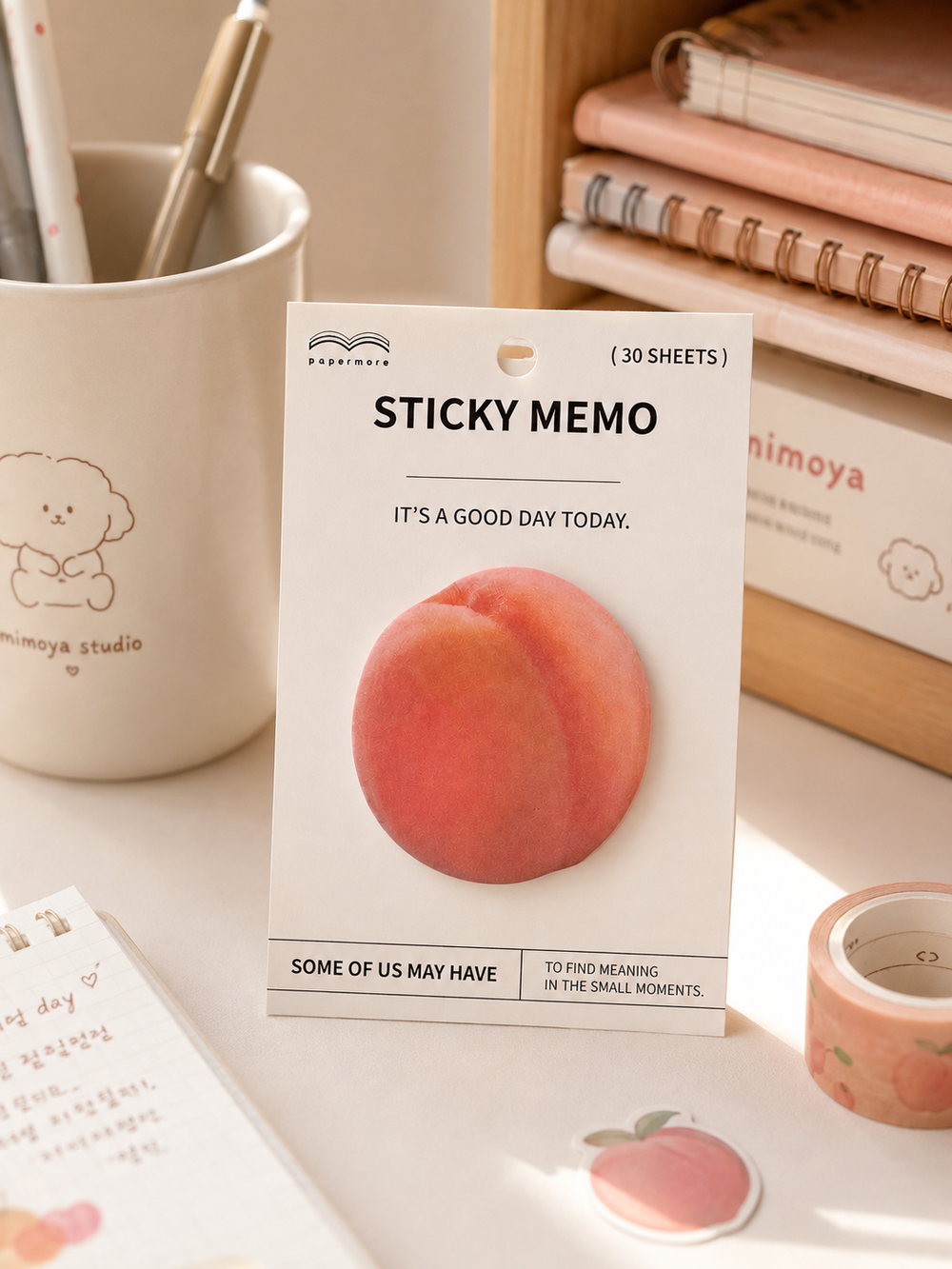 Cute Fruit Die-Cut Sticky Notes