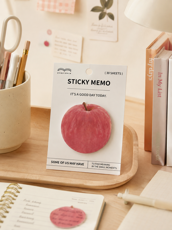 Cute Fruit Die-Cut Sticky Notes