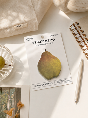 Cute Fruit Die-Cut Sticky Notes