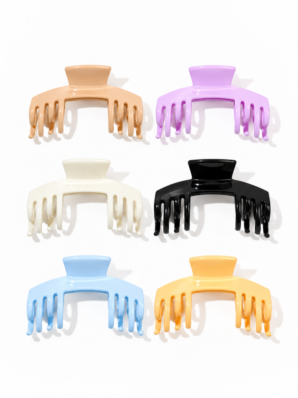 Soft Silicone Baseball Cap Hair Claw Clip
