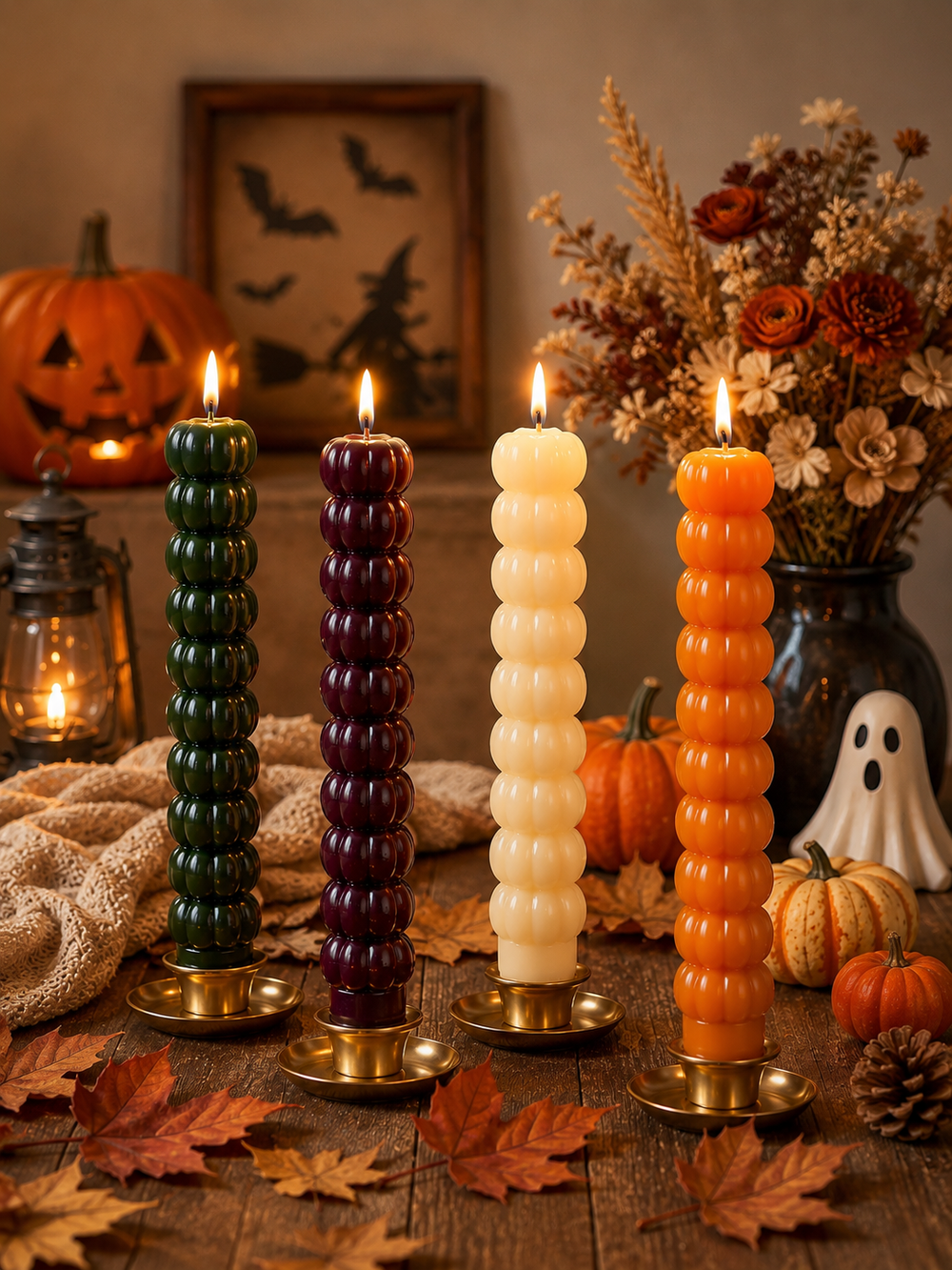 Pumpkin Bubble Candle | Halloween & Autumn Décor