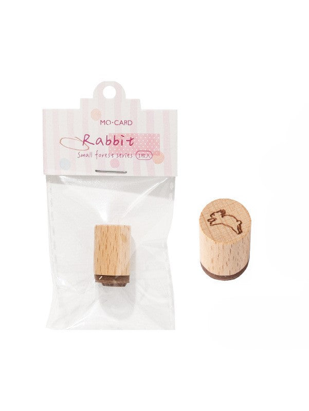 Forest Friends Wooden Mini Stamp
