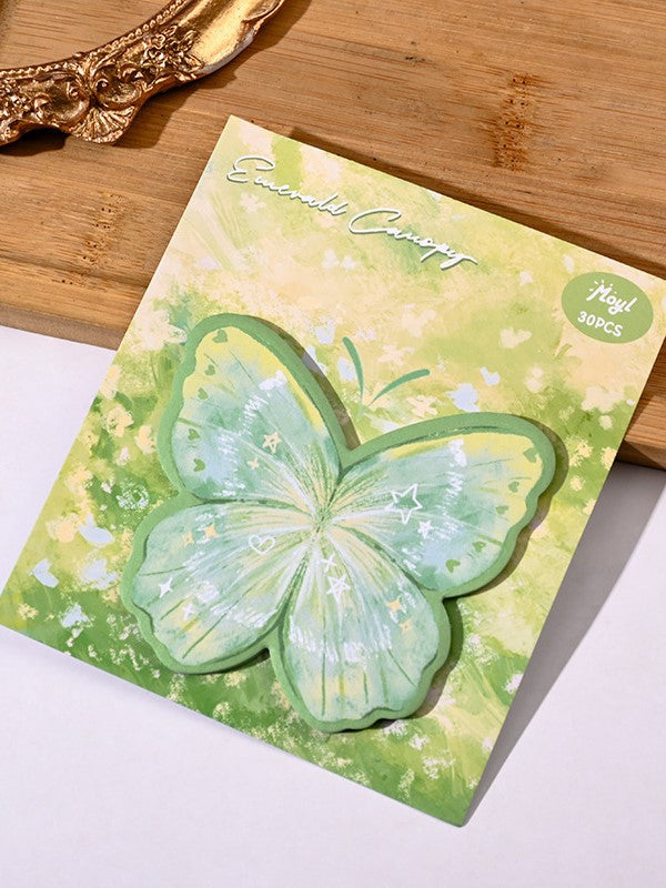 Aesthetic Butterfly Shaped Sticky Notes